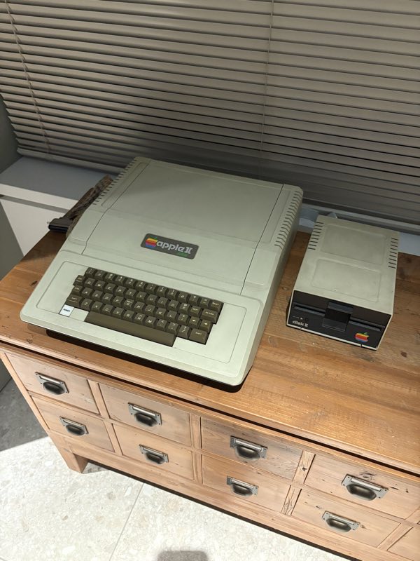 会場に展示されていたApple II